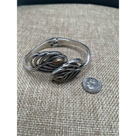 Bundle of Two Lucky Brand Silver Tone Bracelets - Picture 8 of 14